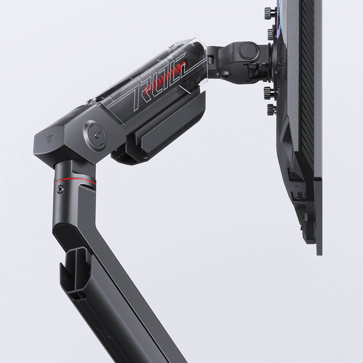 Side view of the ROG Ergo Monitor Arm