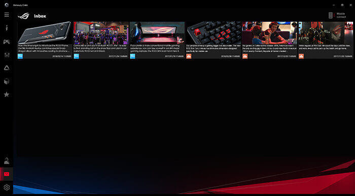 Armoury Crate UI - DESTAQUES GAMING