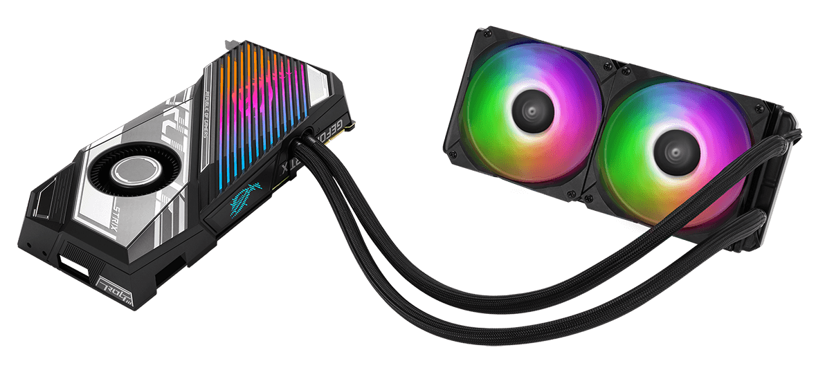 ROG Strix LC GeForce RTX 3090 Ti OC Edition 24GB GDDR6X | Graphics 