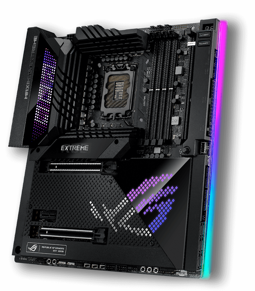 La carte mère ROG Maximus Z690 Extreme est conçue pour les utilisateurs qui souhaitent pénétrer dans un monde de performances.