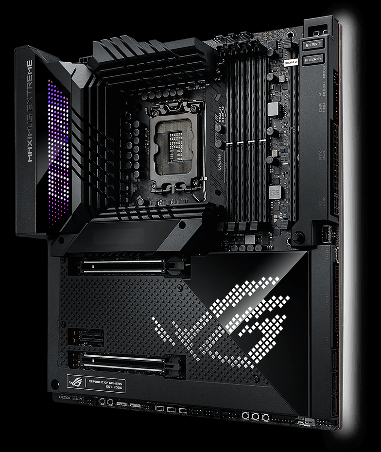 ROG Maximus Z690 Extreme підтримує підсвічування Aura Sync