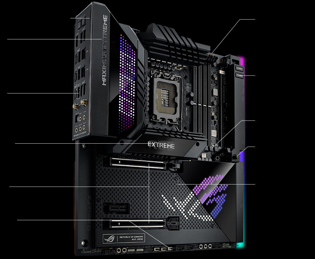 DIY-freundliche Spezifikationen des ROG Maximus Z690 Extreme