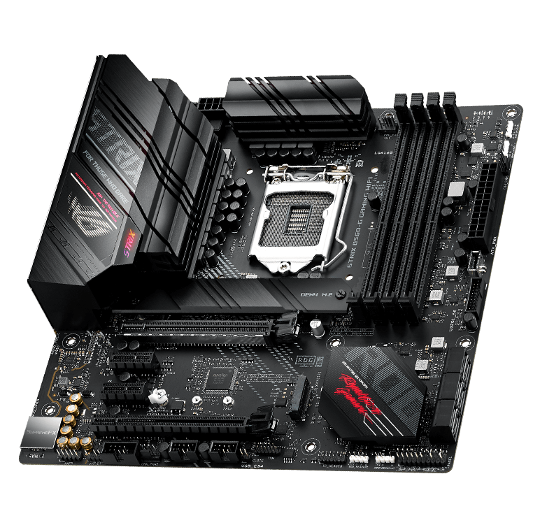 Front view of ROG Strix B560-G Gaming WIFI