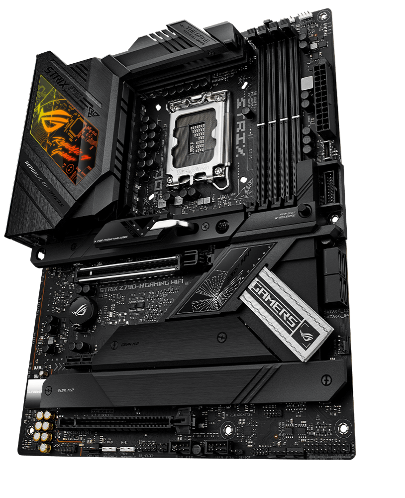 ROG Strix Z790-H je pripravená na prácu rýchlosťou blesku.