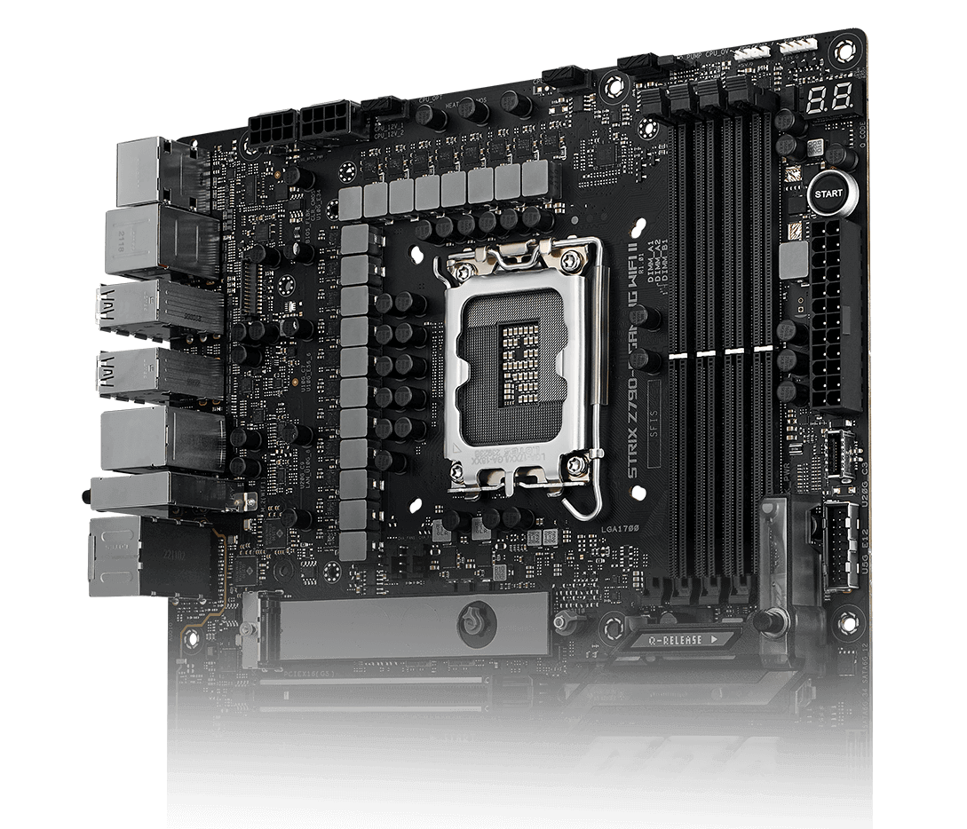 The ROG Strix Z790-E II features 18+1+2 power stages rated for 90 amps.