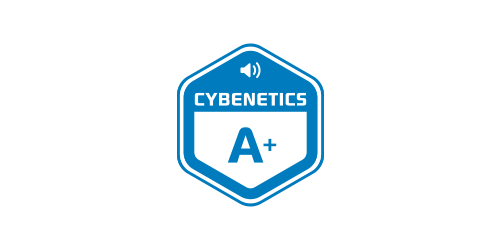 Logo certifikace Cybenetics Lambda A++