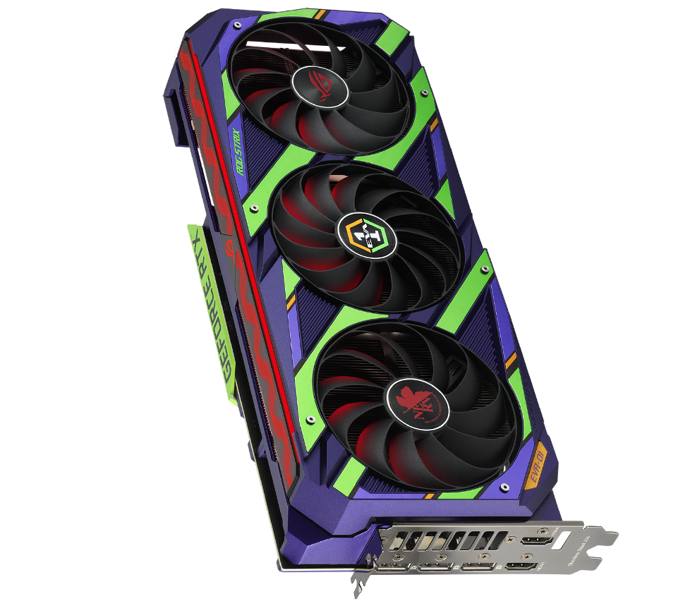 ROG Strix GeForce RTX 3080 12GB EVA Edition with upgraded Axial-tech fans