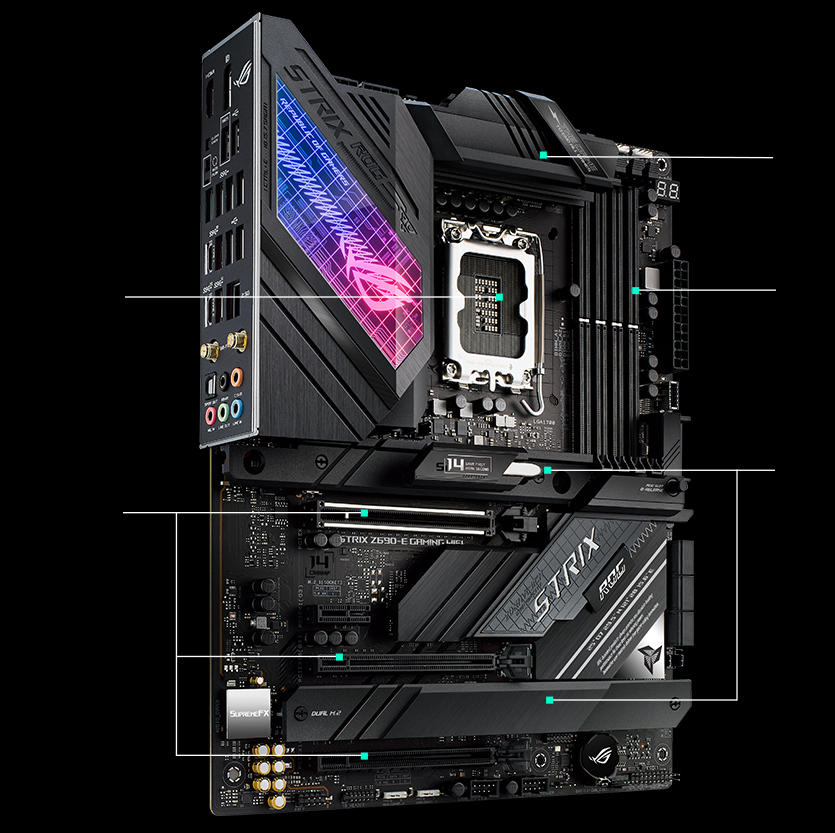 Built for Performance Gaming specs of ROG Strix Z690-E Gaming WiFi