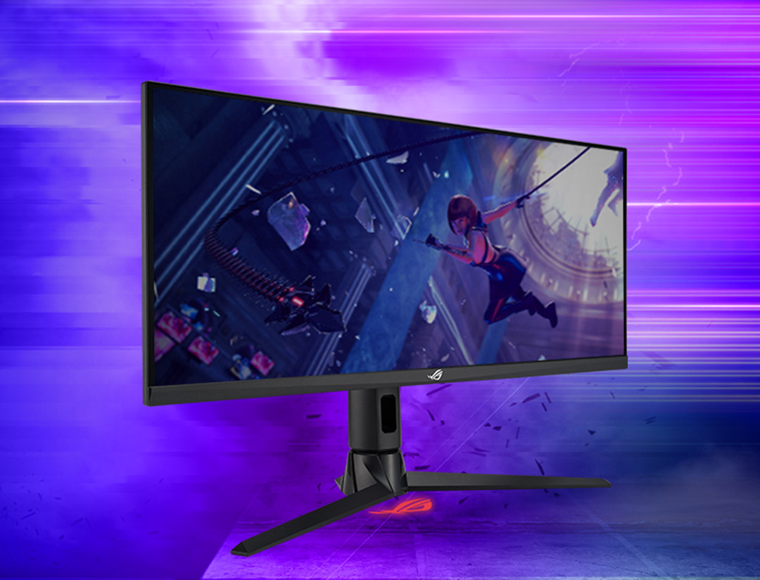 ROG Strix XG309CM nhìn từ trên xuống