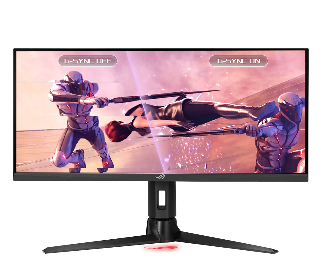 So sánh khi bật và không bật tính năng G-SYNC trên màn hình ROG Strix XG309CM