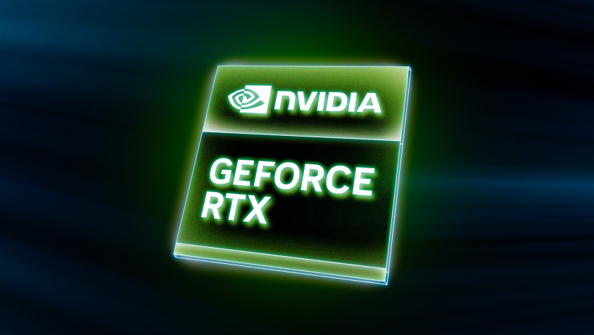 NVIDIA GeForce RTX-logotypen.