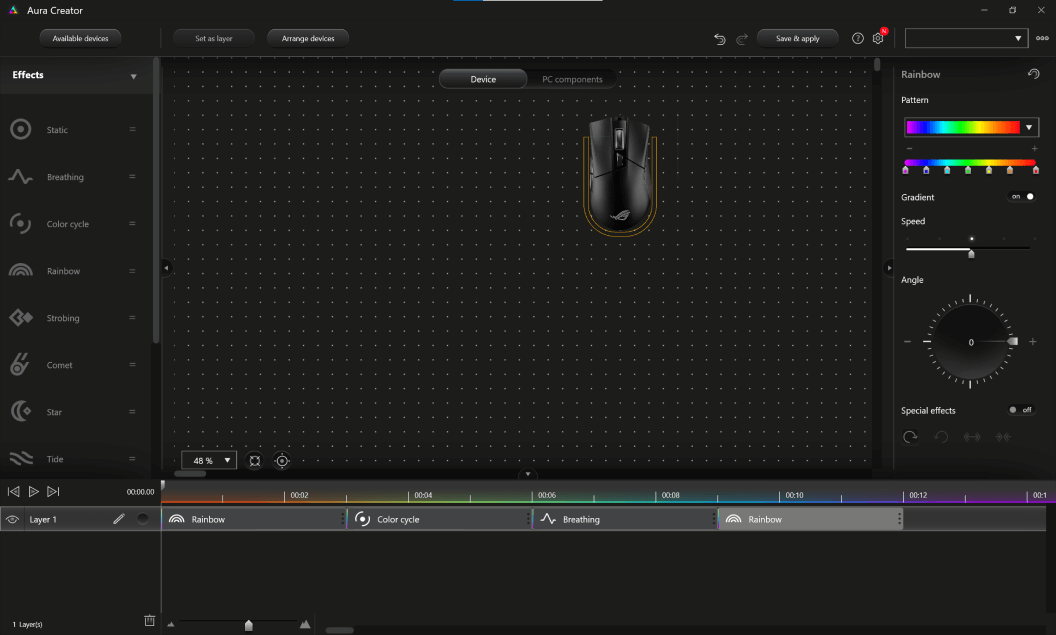 Скриншот приложения Armoury Creator.