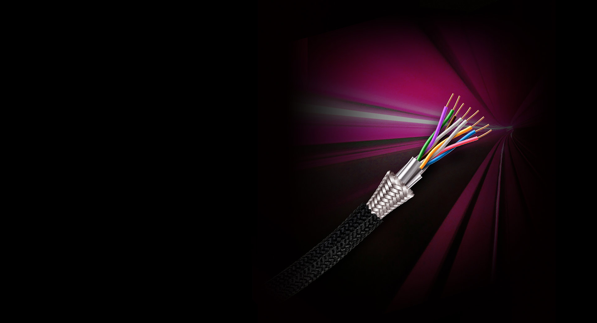 ROG CAT7 Cable aluminum foil wrapping design highlight