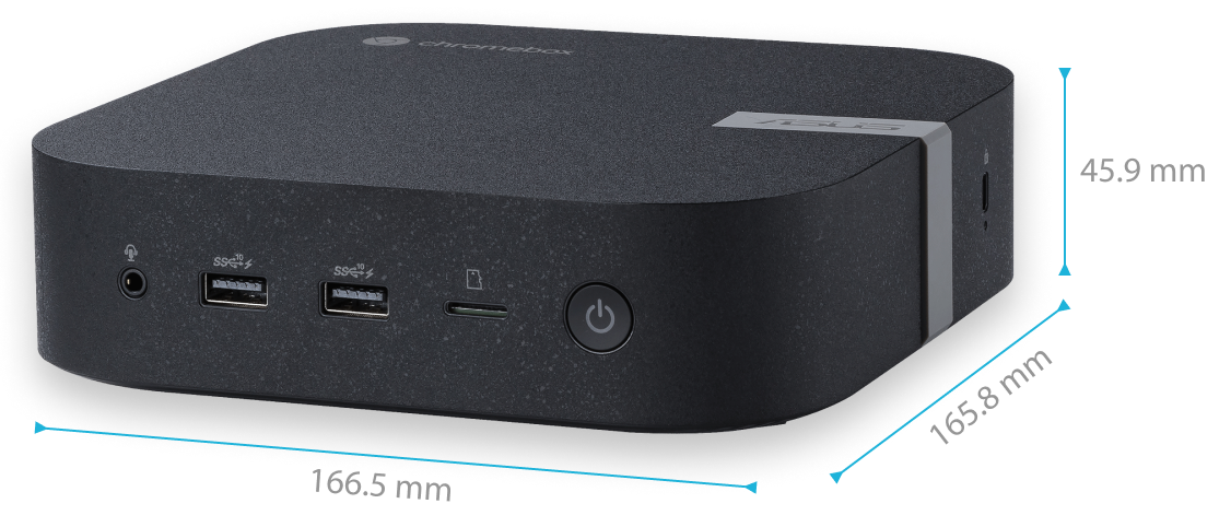 ASUS Chromebox 5 S3053UN-WC - mini PC - Core i3 1220P 1.5 GHz - 8 GB - SSD  128 GB - CHROMEBOX5-S3053UN-WC - Mini PCs 