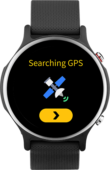 ASUS VivoWatch 6 muestra el icono de búsqueda GPS