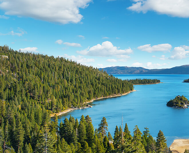 Une photo de paysage avec le mode Flicker-Free activé