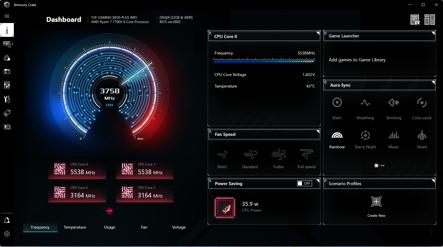 Información de hardware