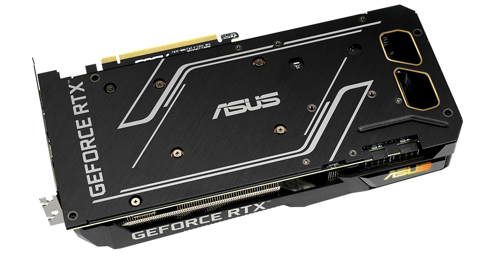 ASUS KO-RTX3070-8G-V2-GAMING with vented backplate
