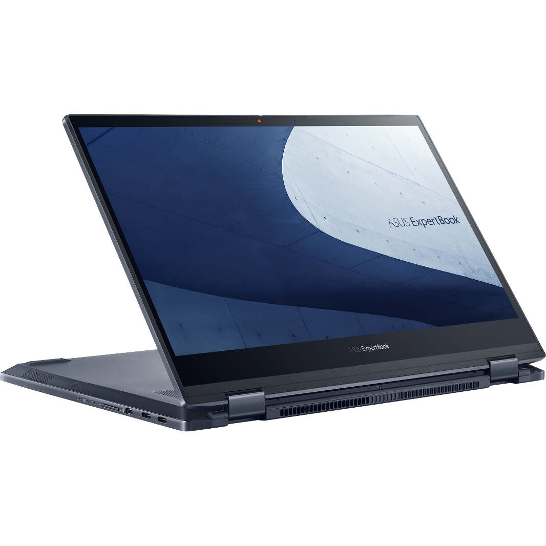 ExpertBook B5, an ultralight, kilogram-class laptop series available in both traditional clamshell and 360° convertible forms for the ultimate in portability and flexibility, plus the added versatility enabled by stylus support in B5 Flip.