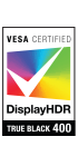 Ikon Hitam Sejati VESA DisplayHDR 400