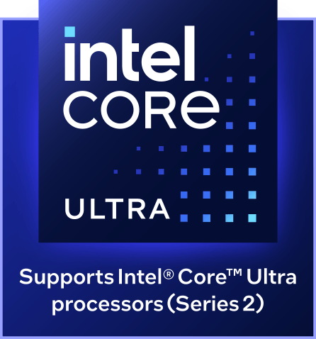 Badge du processeur Intel Core Ultra 