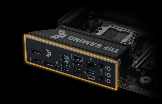 Pre-mounted I/O shield