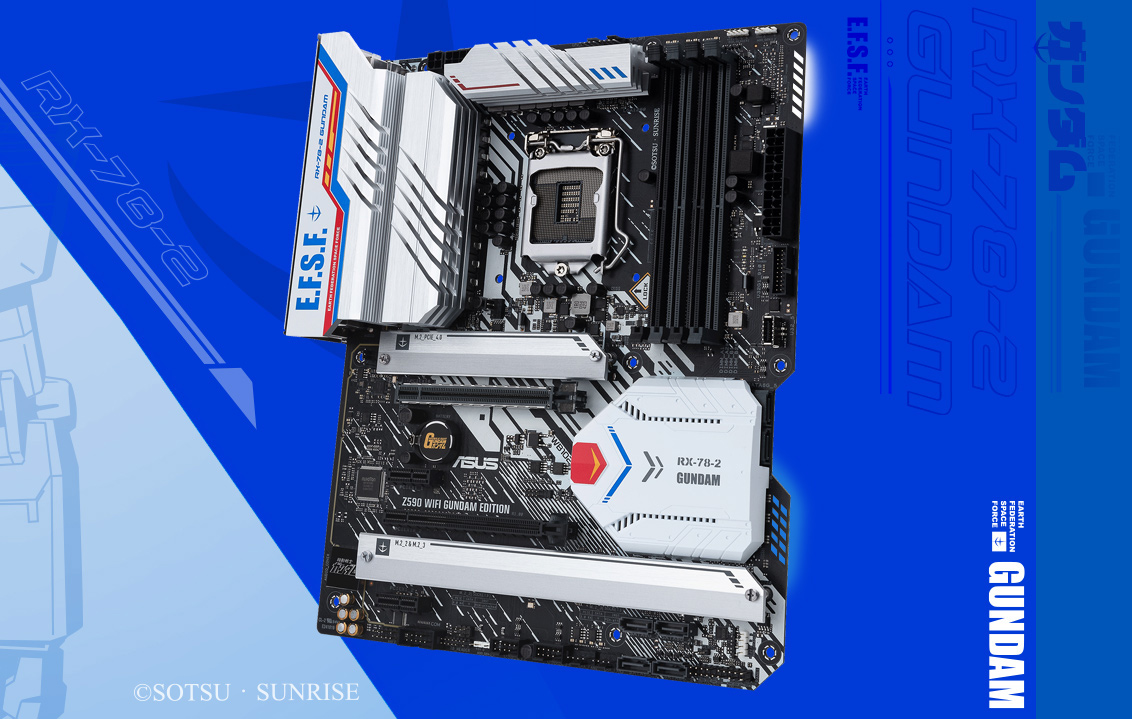 超特価定番ASUS Z590 WIFI GUNDAM EDITION LGA1200 PCパーツ