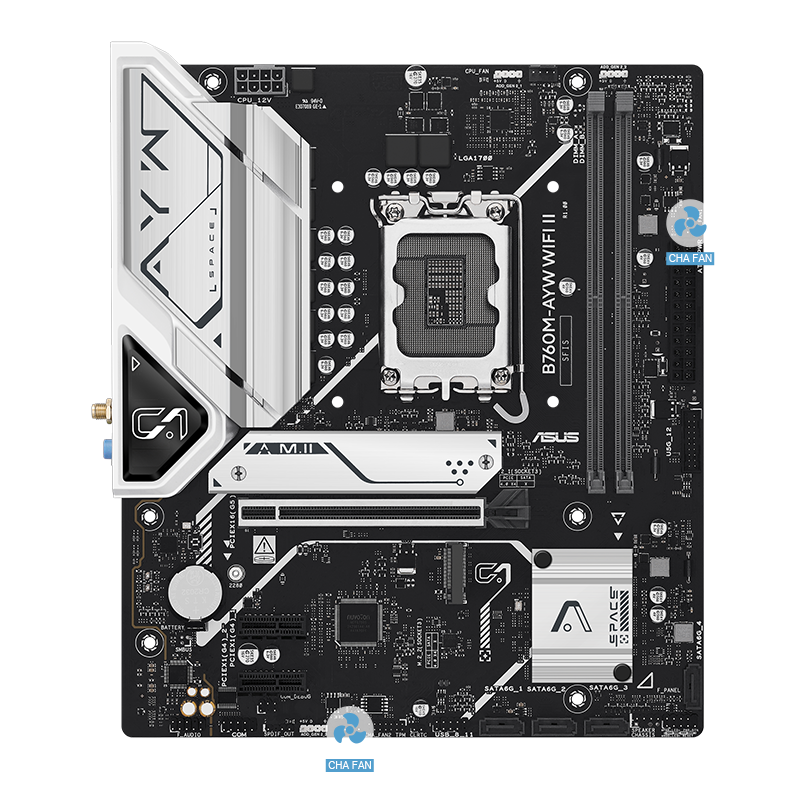 B760 motherboard with 4-Pin PWM/DC Fan image