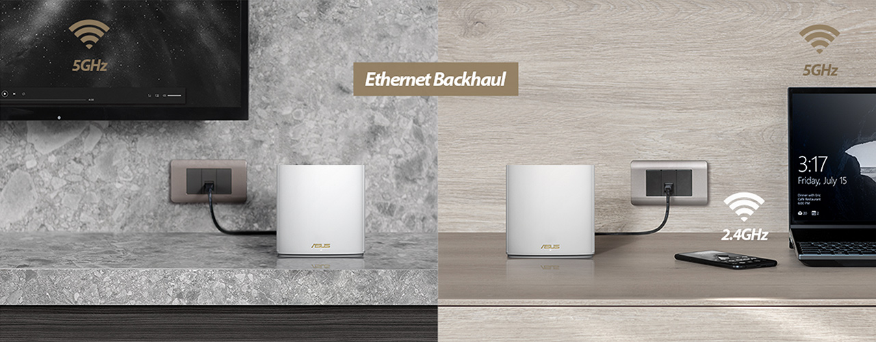 ASUS ZenWiFi XD6 provides ethernet backhaul