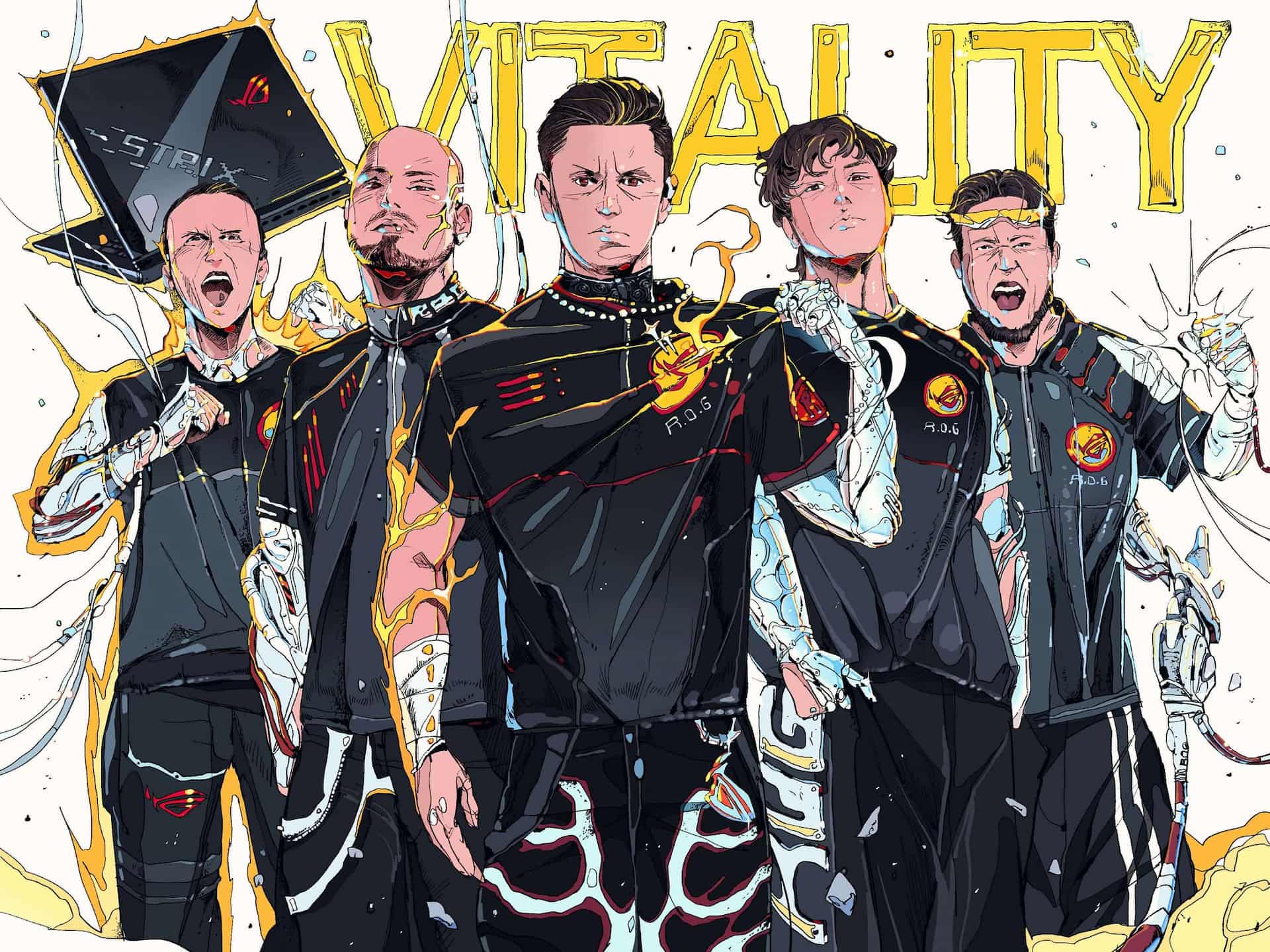 A stylish Illustration of Vitality