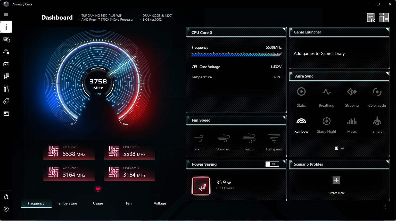 Informações sobre hardware