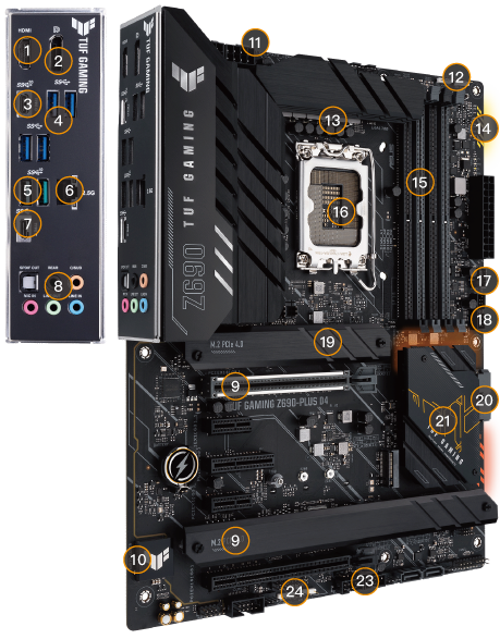 PC/タブレット PCパーツ TUF GAMING Z690-PLUS D4 | Motherboards | ASUS Gloabl