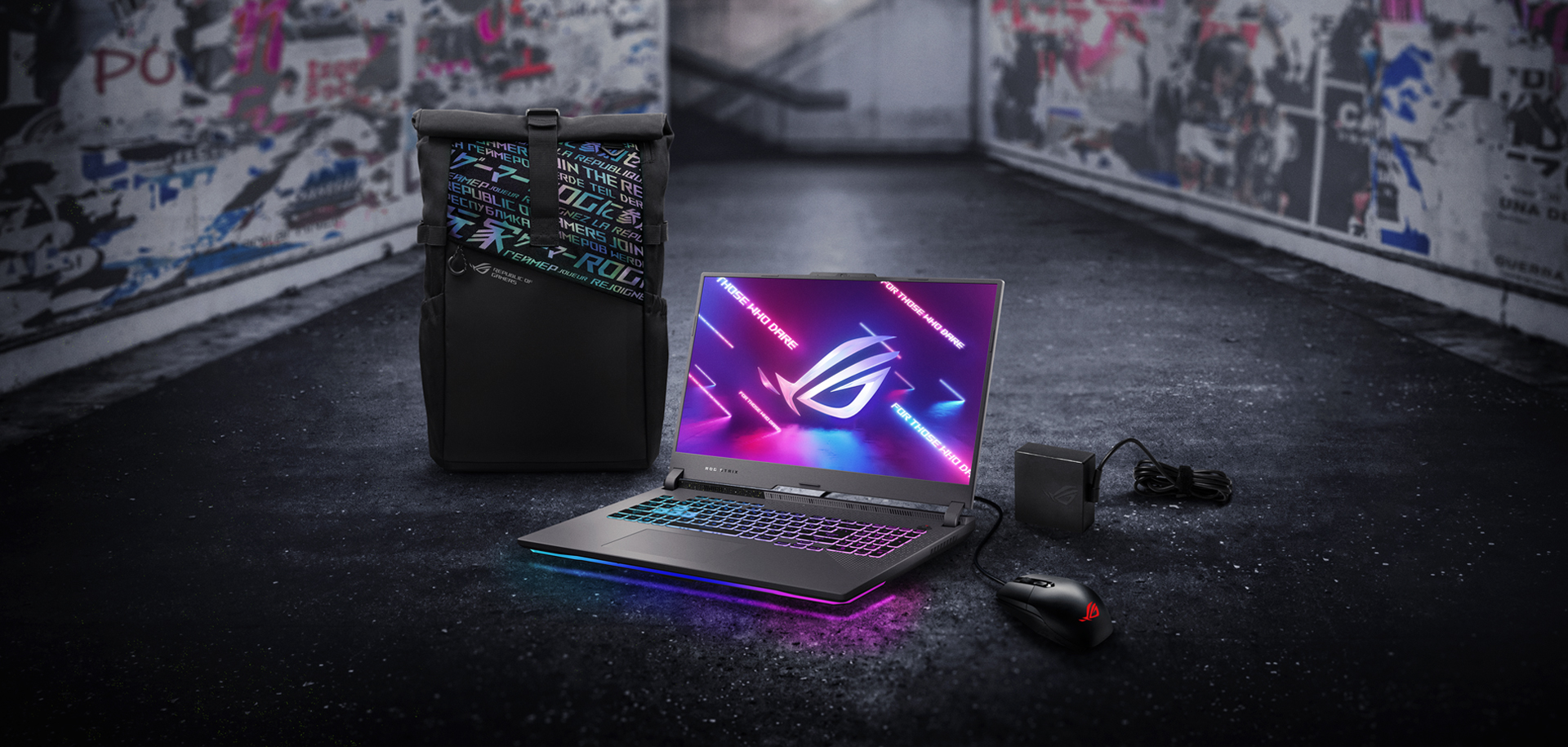 View of the bundle options for the Strix G17