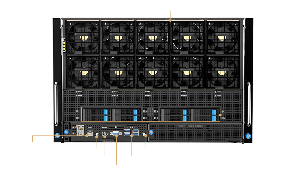 Front panel layout