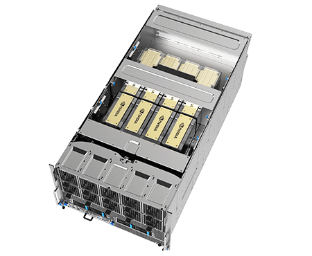 ESC N8-E11/ESC N8-E11V GPU sled airflow tunnel feature