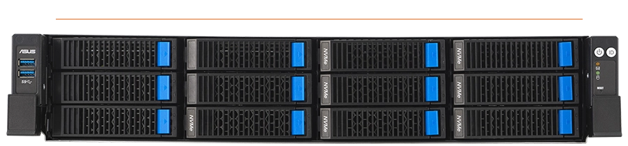 This is a line graph that helps people understand the locations of the key components on this server.