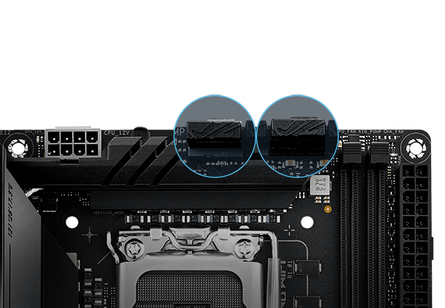 Strix Z890-I fan header locations