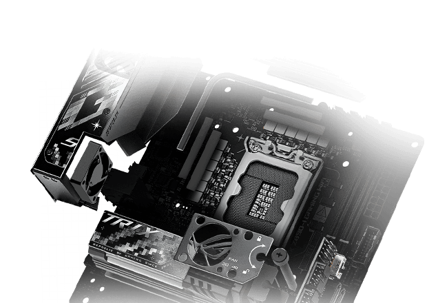 Strix Z890-I M.2 heatsinks and backplate layout