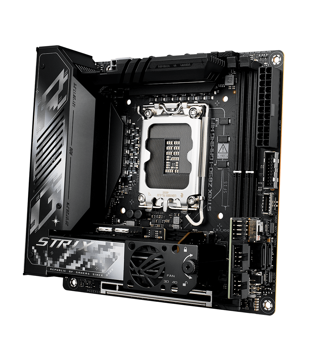 The ROG Strix Z890-I features 10+1+2+1 power stages rated for 110 amps.