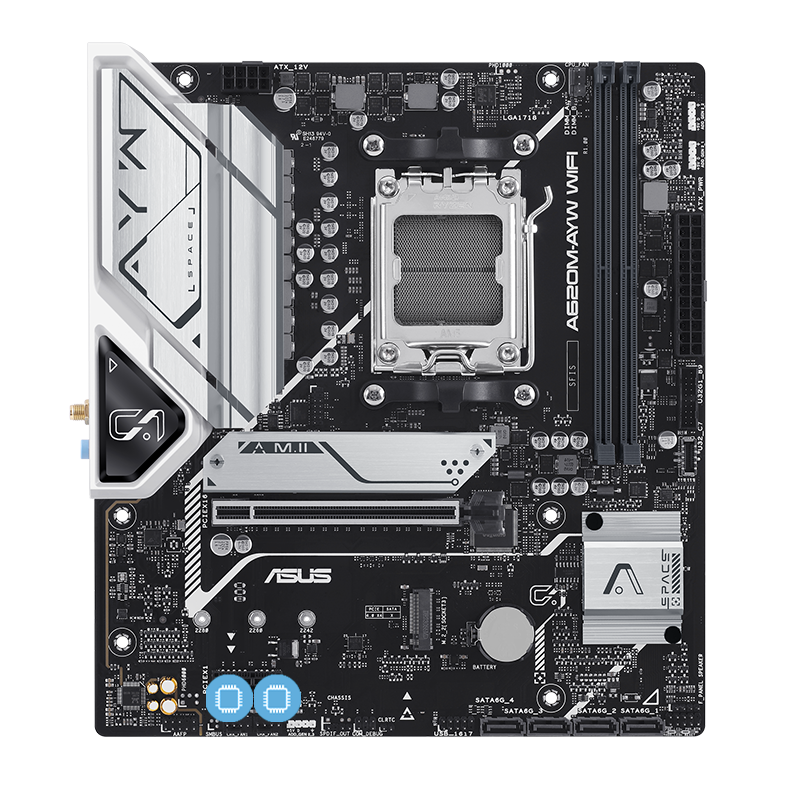 ASUS A620 series motherboard with smart protection image