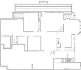 A single ZenWiFi mesh router is centrally placed on an apartment floor plan.