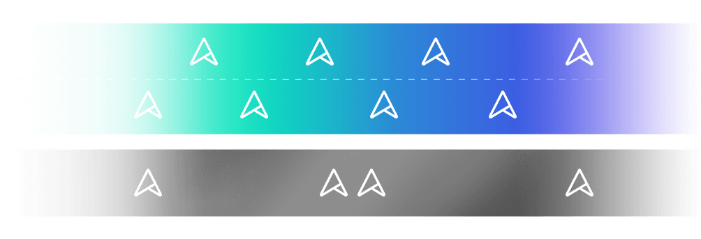 comparison graphic showing bandwidth difference: 320 MHz band has higher capacity than 160 MHz band.