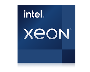 This is a badge of Intel Xeon CPU