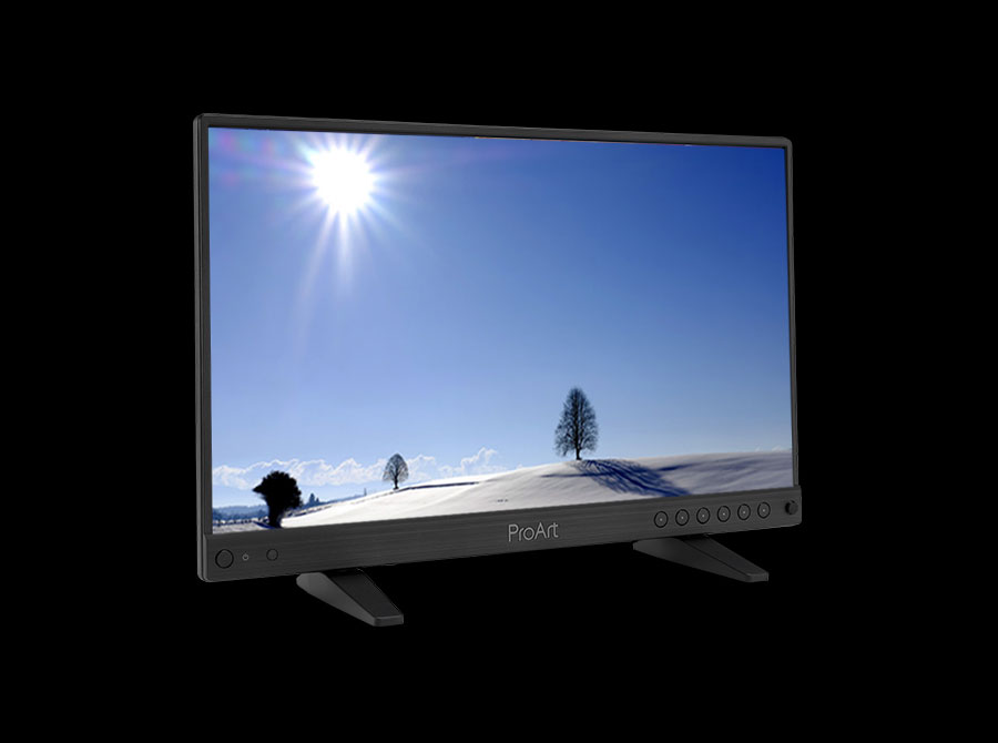 ProArt Display shows high contrast image.