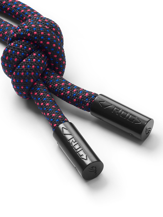 Tied rope closeup.
