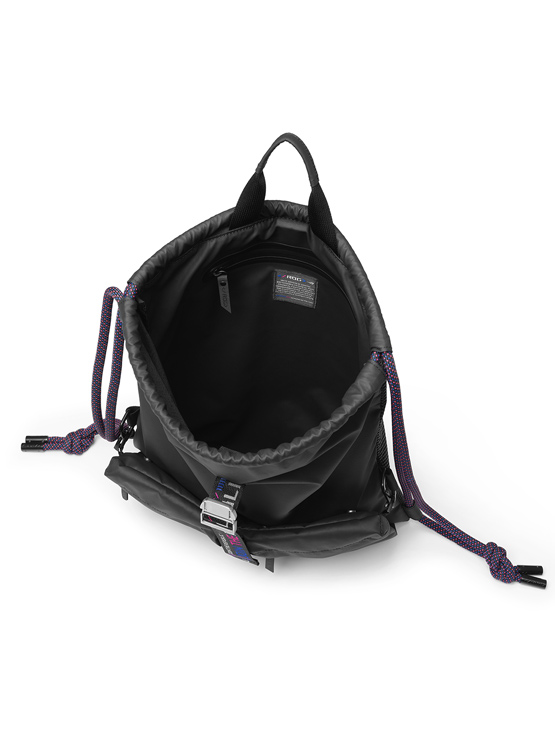 Top view of the bag, open state.