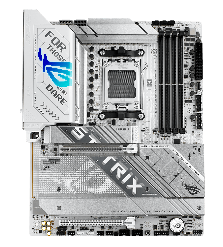 Strix X870-A fan header locations