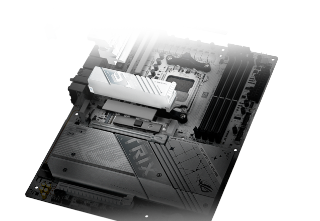 Strix X870-A M.2 heatsinks and backplate layout