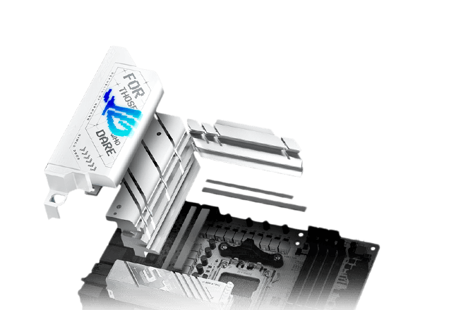 Strix X870-A VRM cooling design layout