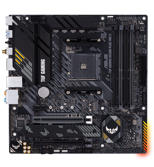 ASUS TUF GAMING B550M-PLUS features comprehensive fan controls